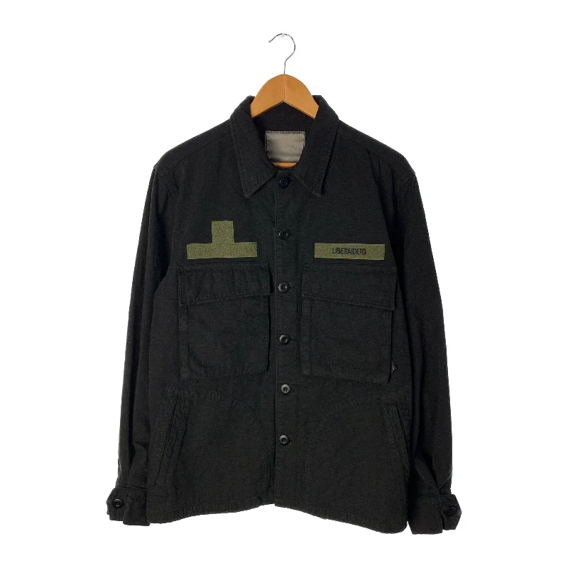 Liberaiders/Military Jkt/M/Black/Cotton/760111903 Sophisticated Men's French