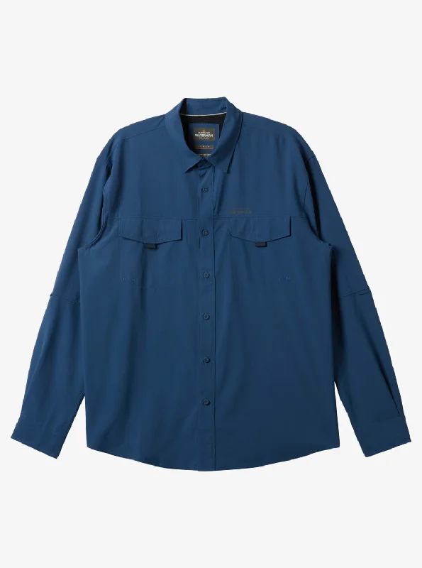 Waterman Skipper Long Sleeve Top - Ensign Blue Street