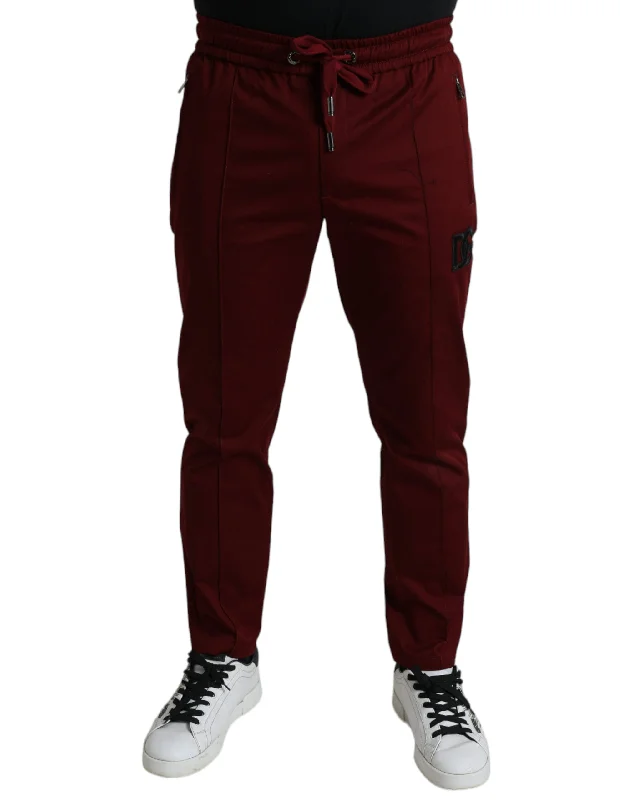 Dolce & Gabbana  Cotton Stretch Jogger Men's Pants Traditional Men's Wool