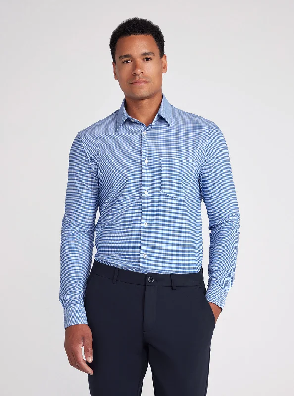 Blue Sunset Tech Stretch Shirt Beach