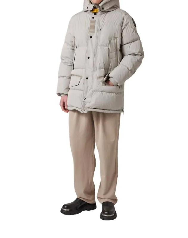 Harraseeket Puffer Jacket In Pelican Rugged Men's Outdoor 