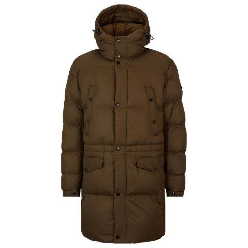 Water-repellent padded jacket with hood Minimalist Men's Casual 