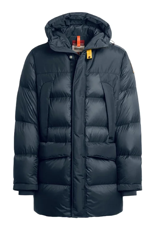 Men's Shedir Puffer Jacket In Dark Avo Relaxed Men's Beach