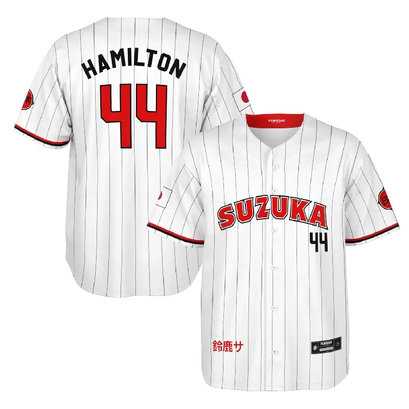 Hamilton - Suzuka City Jersey Masculine Men's Thick