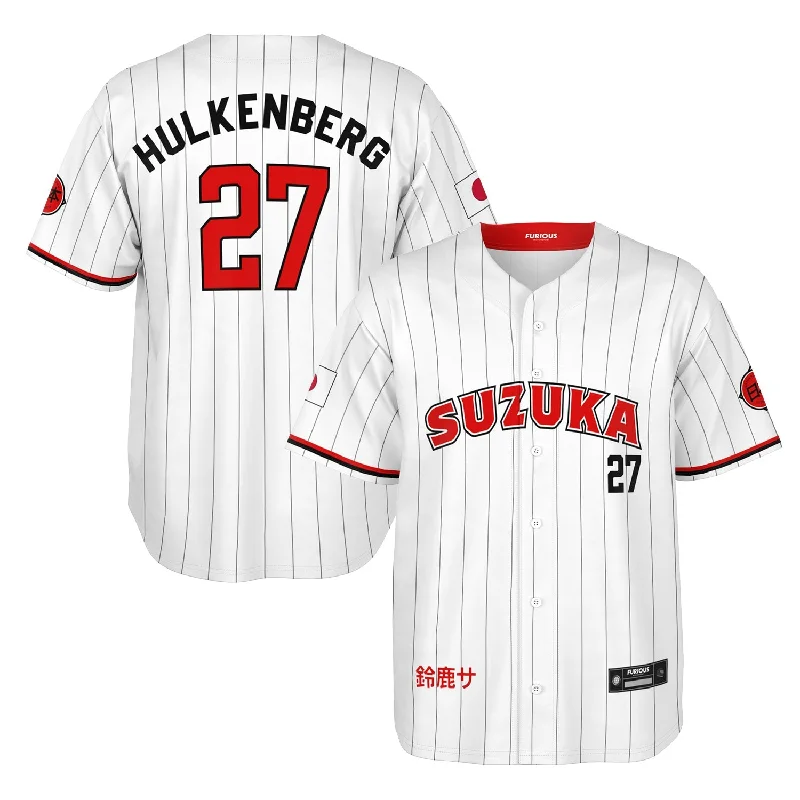 Hulkenberg - Suzuka City Jersey Casual Men's Loose