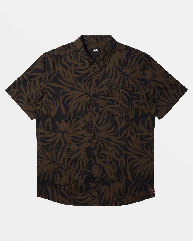 Hawaii Foliage Hawaiian Shirt - Tarmac Youthful Men's Pop