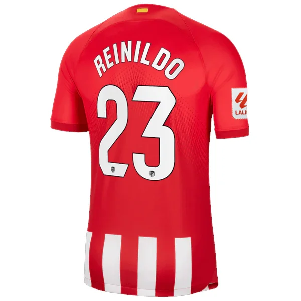 Nike Atletico Madrid Reinildo Mandava Home Jersey w/ La Liga Patch 23/24 (Sport Red/Global Red) Luxurious Men's High