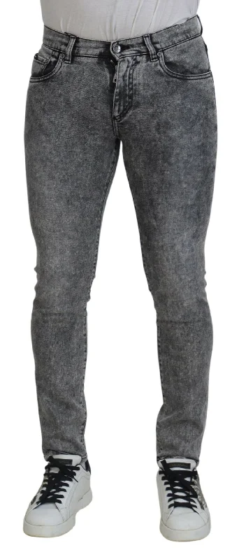 Dolce & Gabbana Elegant  Skinny Men's Jeans Elegant Men's Formal 