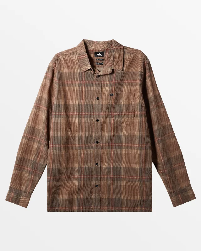 Oakenhead Long Sleeve Shirt - Fossil Oakenhead Masculine Men's Thick