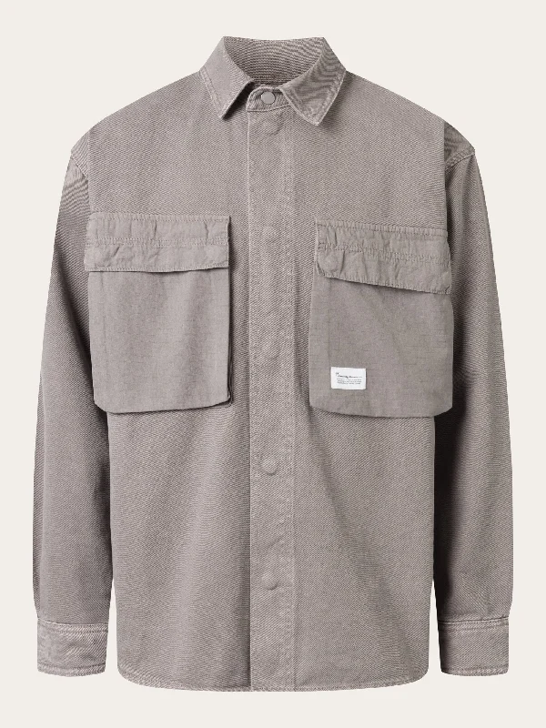 Twill loose fit overshirts - Sharkskin Athletic Men's High