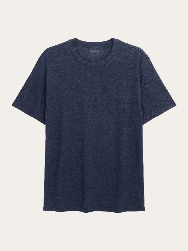 Linen t-shirt - Total Eclipse Trendy Men's Oversized