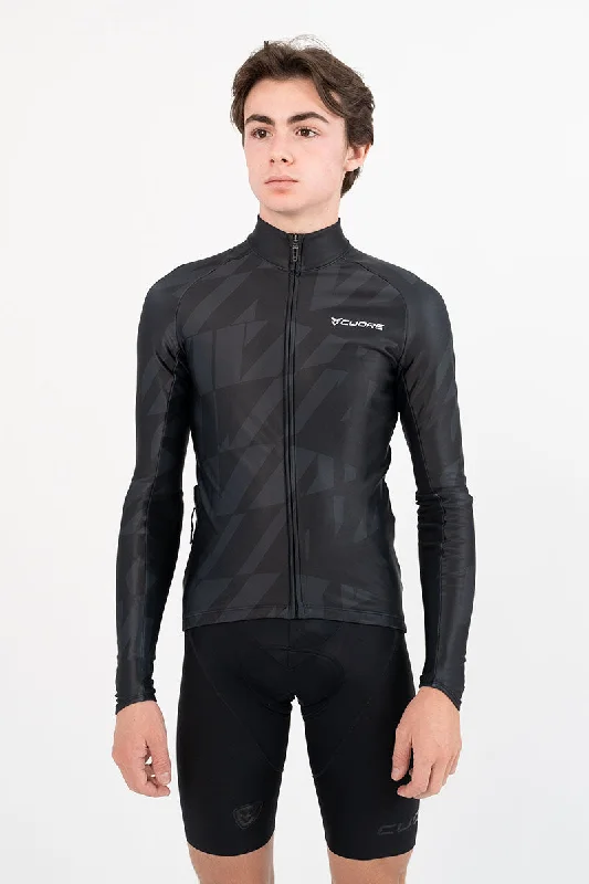 Silver Active Shield Jersey - Black Sleek Men's Contemporary 