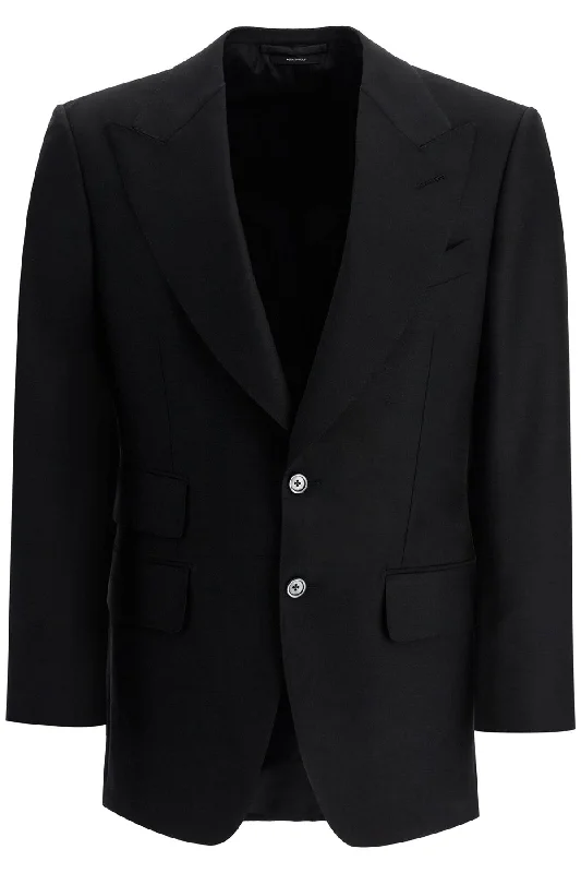 Tom Ford Men's Atticus Single-Breasted Jacket In Wool And Sophisticated Men's 