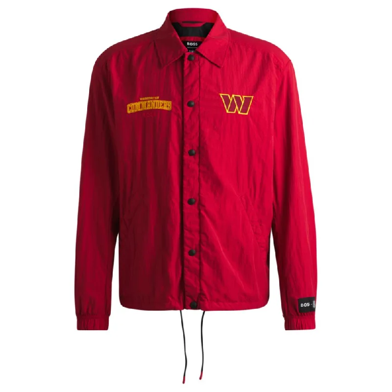 x NFL water-repellent jacket with embroidered branding Dapper Men's 1920S