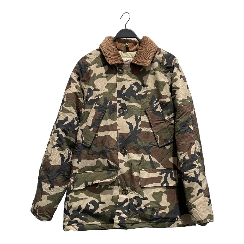 STUSSY/DENIM TEARS/Mountain Parka/M/Nylon/GRN/Camouflage/FW22 RIPSTOP NYLON DOWN SAMPLE Unique Men's Upcycled