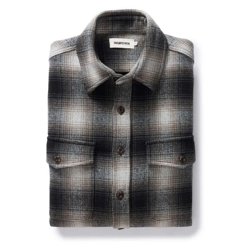 The Maritime Shirt Jacket in Olive Plaid Traditional Men's Country