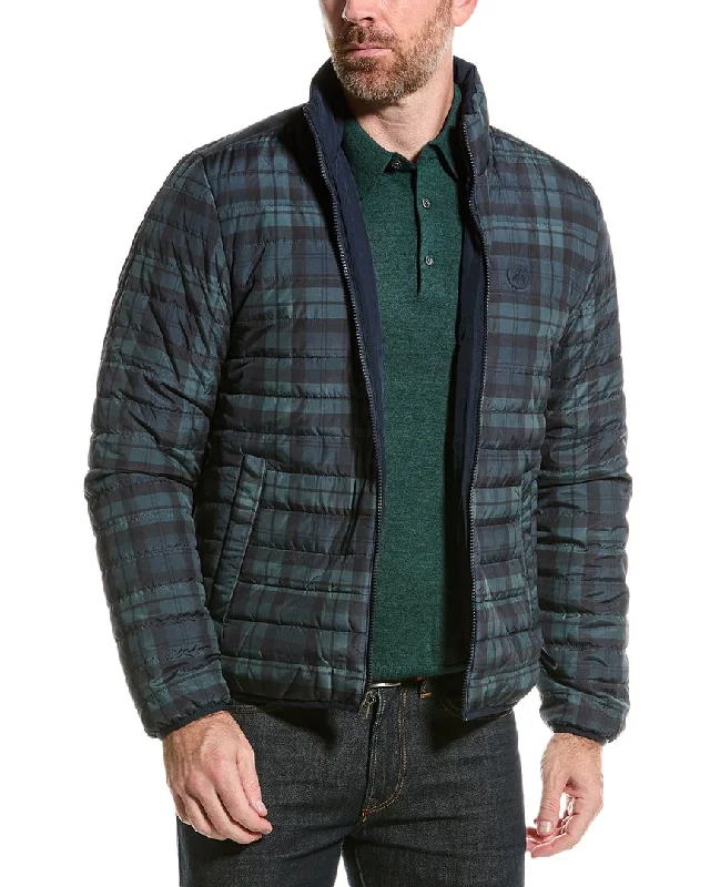 Brooks Brothers Reversible Puffer Jacket Trendy Men's Oversized