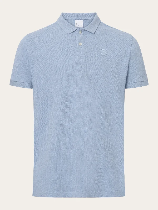 Basic badge polo - Sky way melange Cclassic Men's Tweed