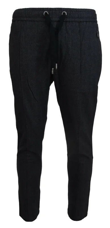 Dolce & Gabbana Elegant  Cotton Joggers for Men's Men Casual Men's Short