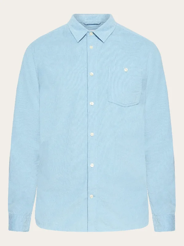 Regular fit corduroy shirt - Glacier Lake Laid