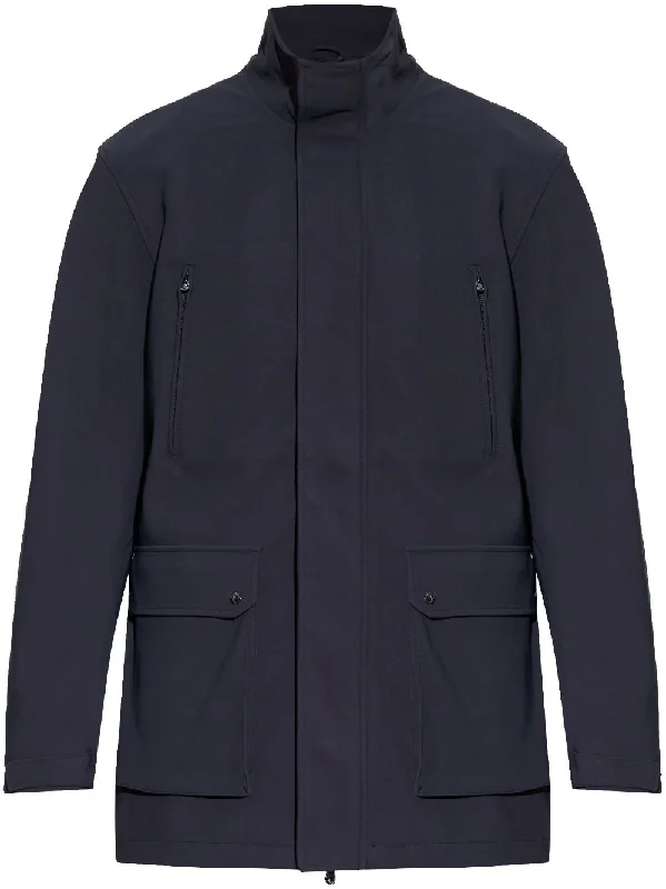 Emporio Armani Men's Capsule Coats blue Casual Men's Japanese 