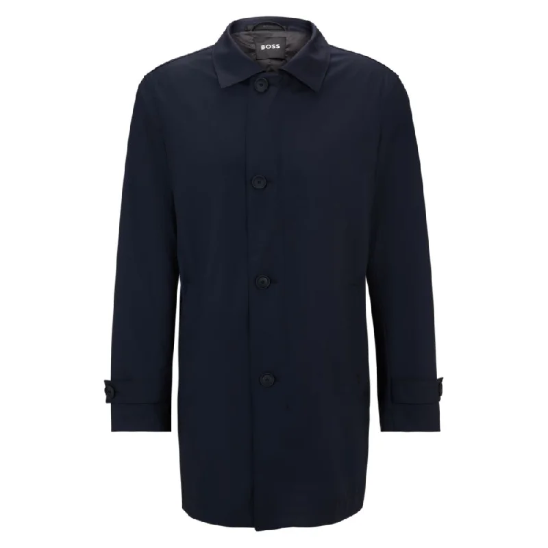 Waterproof coat blended with wool Preppy Men's College