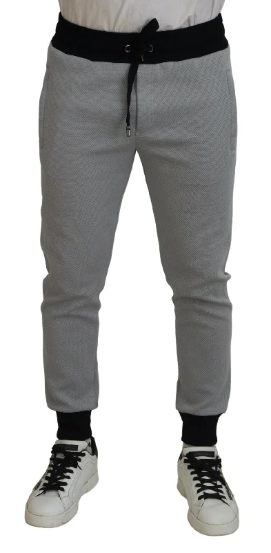 Dolce & Gabbana Elegant  Jogger Men's Pants Elegant Men's Cashmere