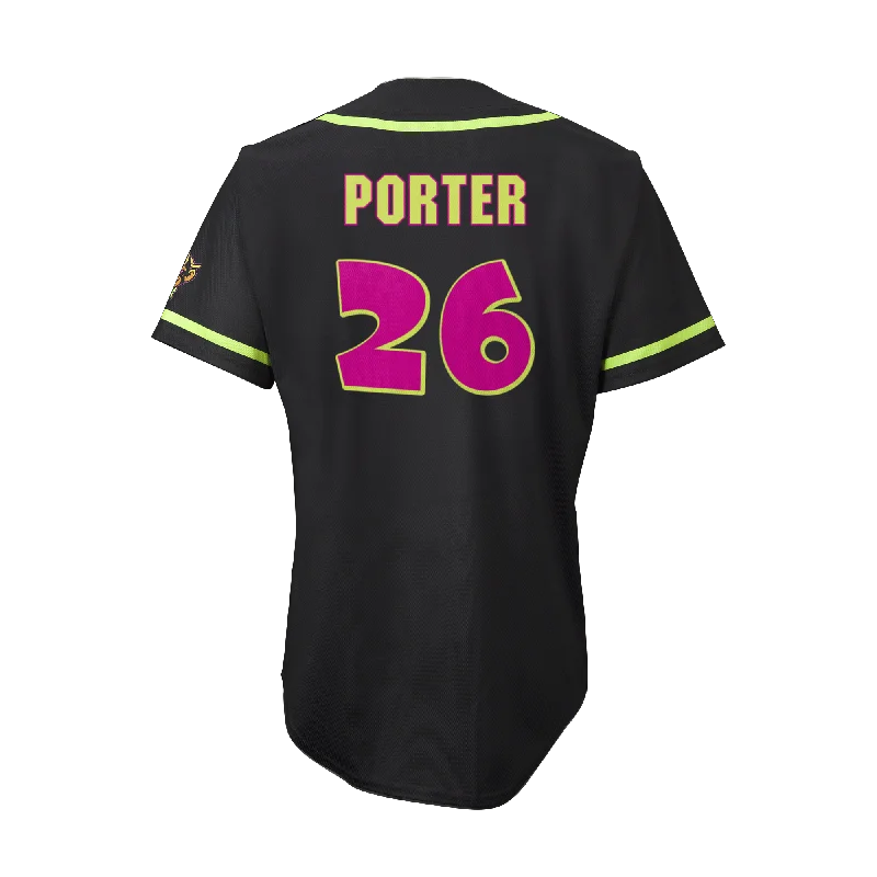 Party Animals Taj Porter #26 EvoShield Jersey - Black Confident Men's Power