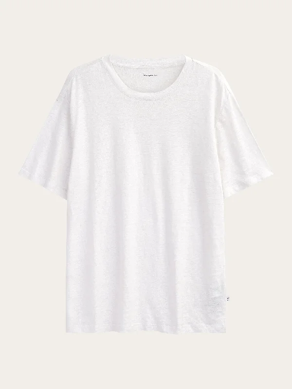 Linen t-shirt - Bright White Cozy Men's Sherpa