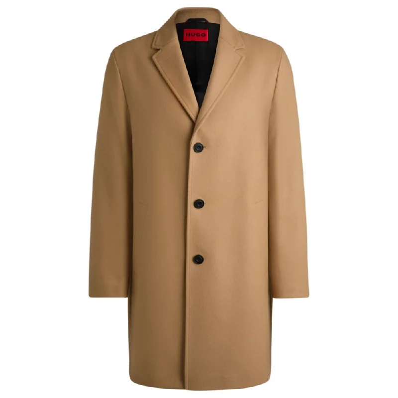 Regular-fit coat in wool British Gentleman Style