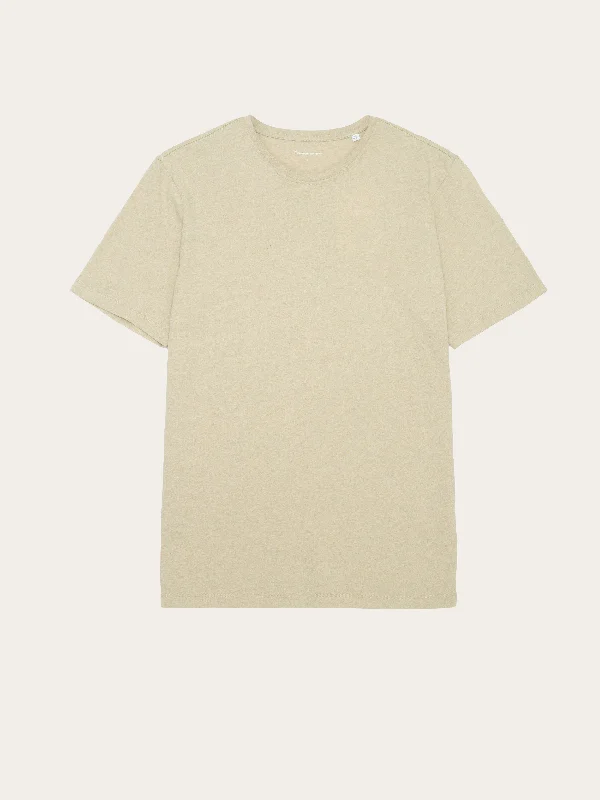 Regular fit Basic tee - Safari melange Refined Men's Classic 