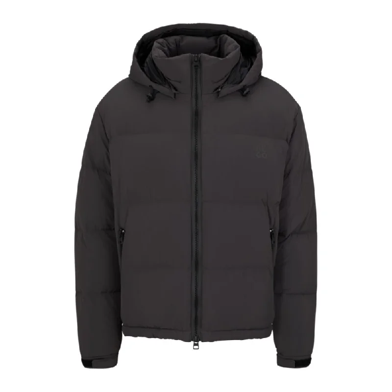 Water-repellent down jacket with detachable hood Bold Men's Statement