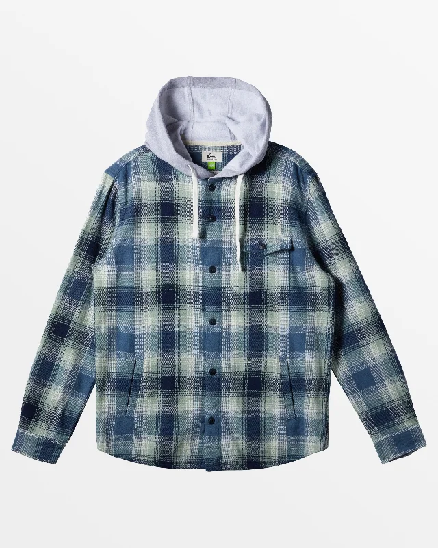 Kinloss Long Sleeve Hooded Shirt - Iceberg Green Kinloss Bohemian Men's Free