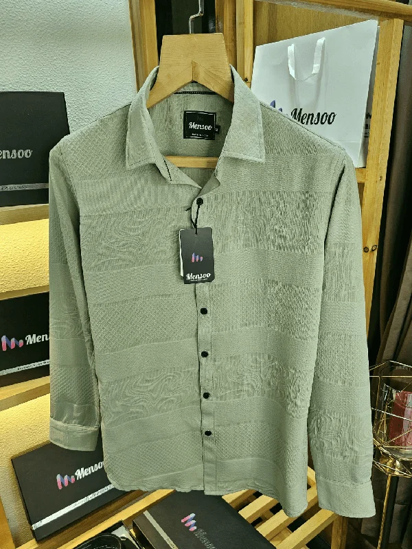 Mensoo Special Edition Shirt Green Practical Men's Multi