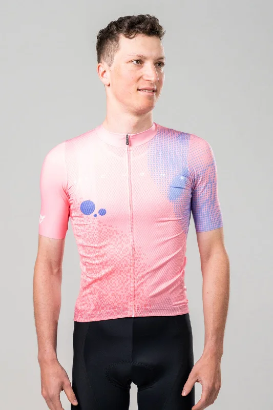 Silver Race Jersey 2.0 - Salmon Elegant Men's Cashmere