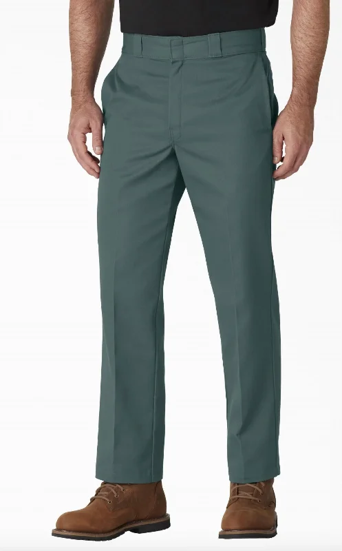 Original 874 Fit Work Pants In Lincoln Green Modern Men's Geometric