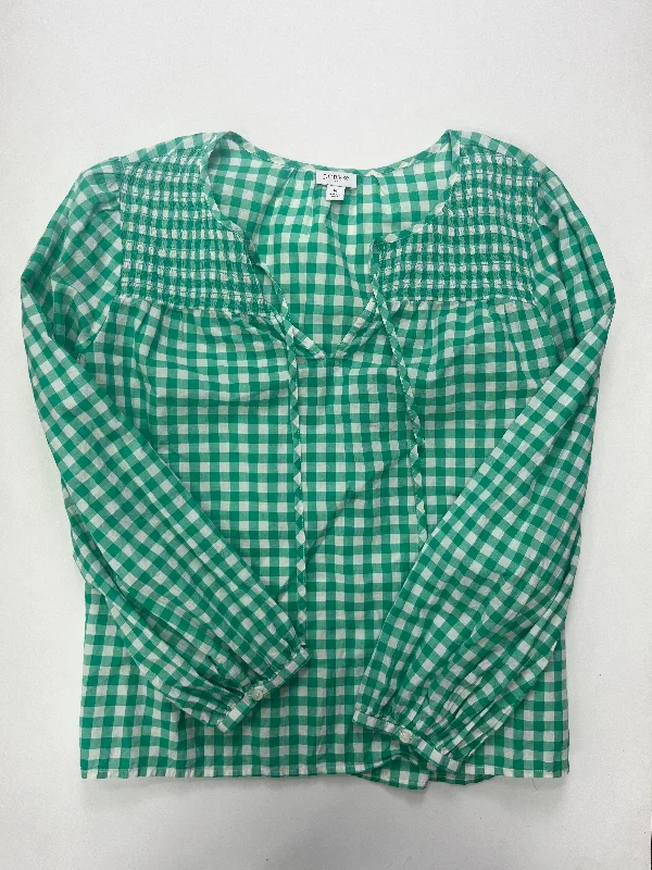 Top Long Sleeve By J Crew  Size: M Casual Men's Short