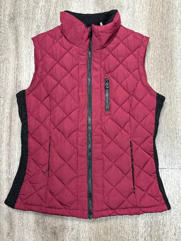 Vest Puffer & Quilted By Andrew Marc In Maroon, Size: S Elegant Men's Cashmere