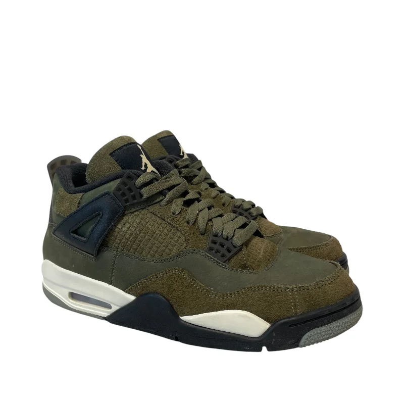 NIKE/Hi-Sneakers/US 10/Suede/GRN/JORDAN 4 CRAFT OLIVE Practical Men's Quick