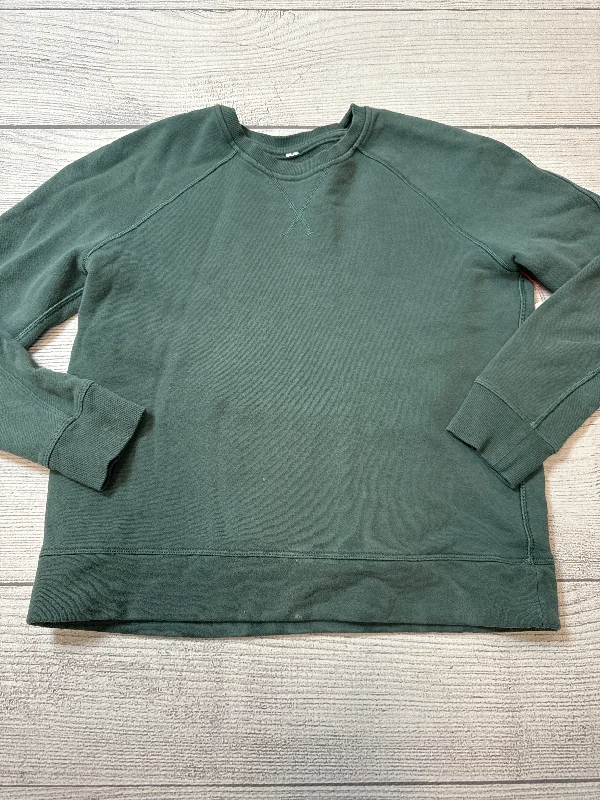 Athletic Sweatshirt Crewneck By Lululemon In Green, Size: S Vintage Men's 1970S Disco