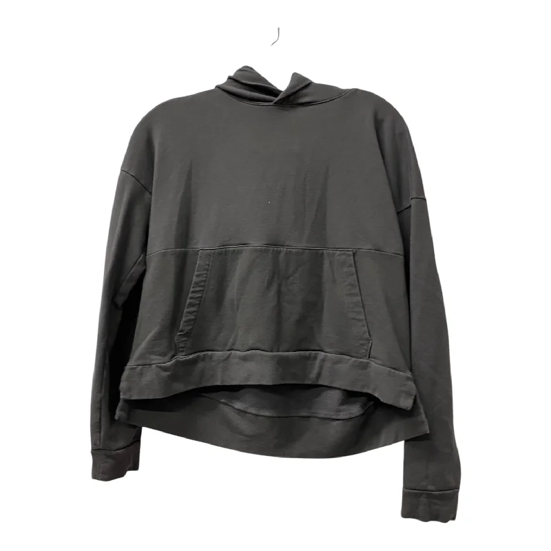 Athletic Sweatshirt Hoodie By Flx In Grey, Size:S Polished Men's Silk