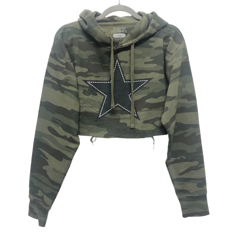 Athletic Sweatshirt Hoodie By Clothes Mentor In Camouflage Print, Size:S Vintage Men's 1970S Disco