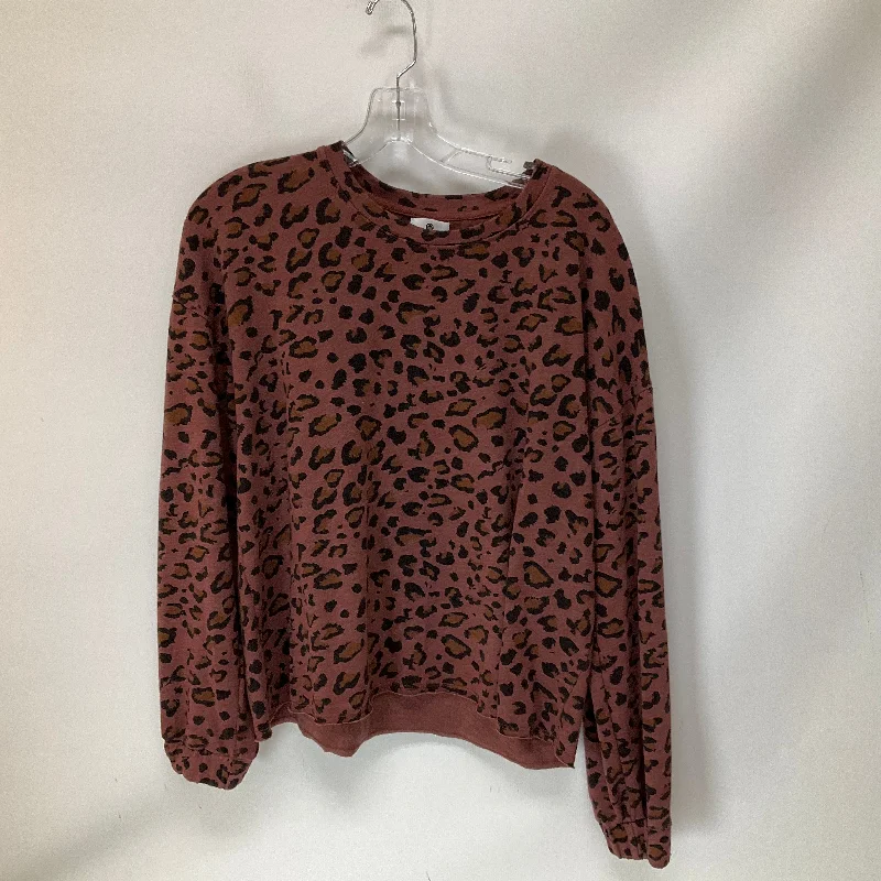Sweatshirt Crewneck By Sundry In Animal Print, Size: Xs Tough Men's Military
