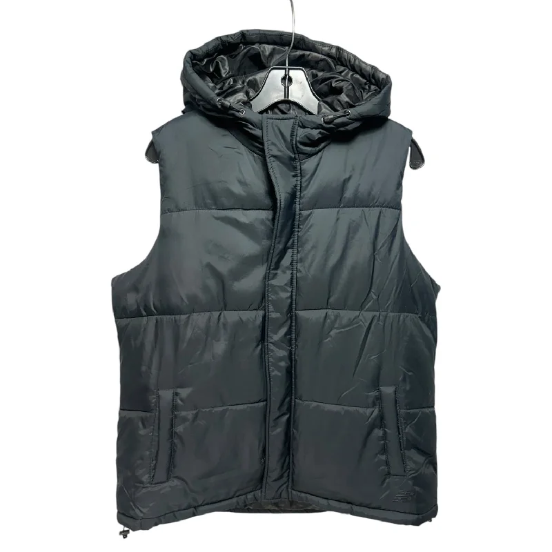 Hooded Vest Puffer & Quilted By New Balance In Black, Size: Xl Earthy Men's Sustainable 