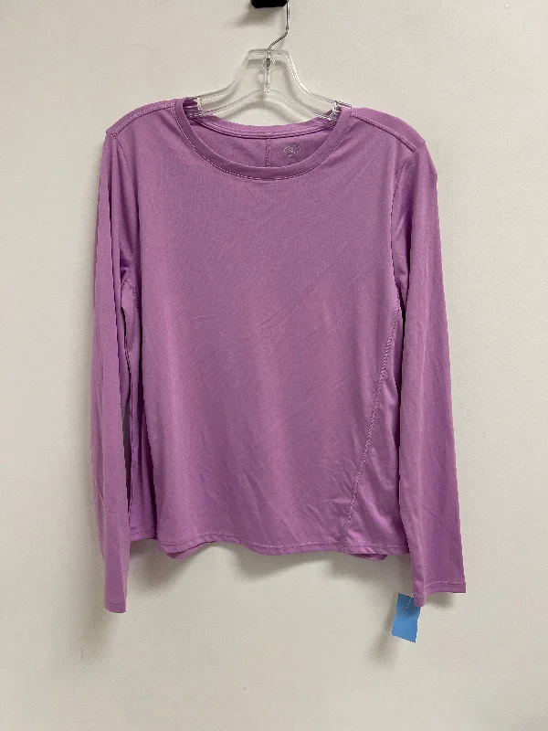 Athletic Sweatshirt Collar By Athletic Works In Purple, Size: L Earthy Men's Sustainable 