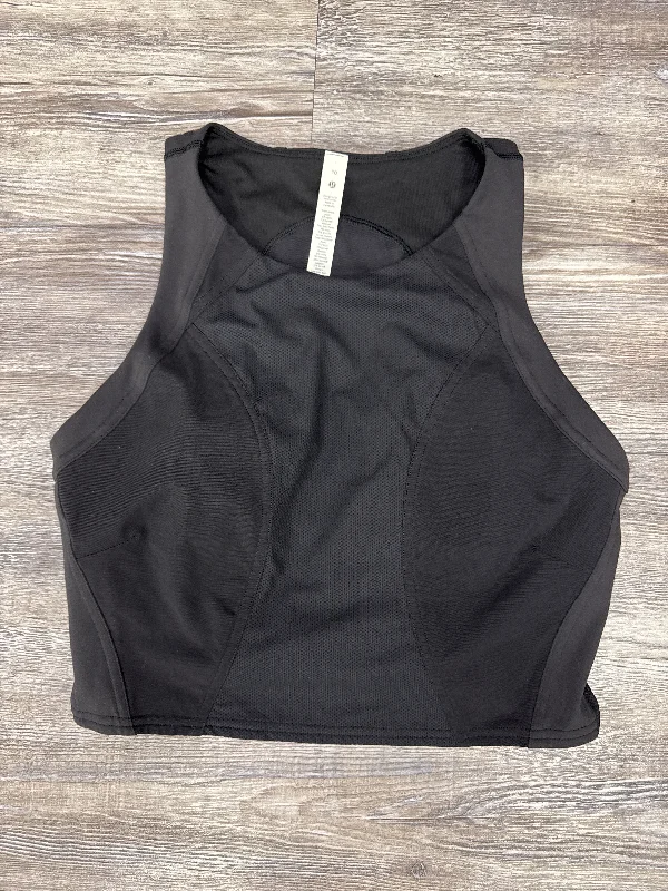 Athletic Tank Top By Lululemon In Black, Size: 10 Tailored