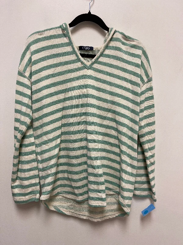 Sweatshirt Hoodie By Chaps In Green & White, Size: M Trendy Men's Bucket