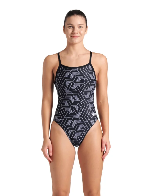 Escape Challenge Back Swimsuit - Black Team Bold Men's Animal