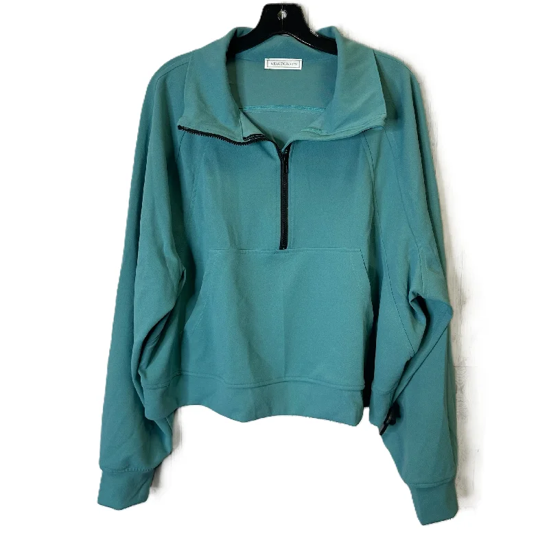 Sweatshirt Collar By Clothes Mentor In Teal, Size: L Bohemian Men's Free