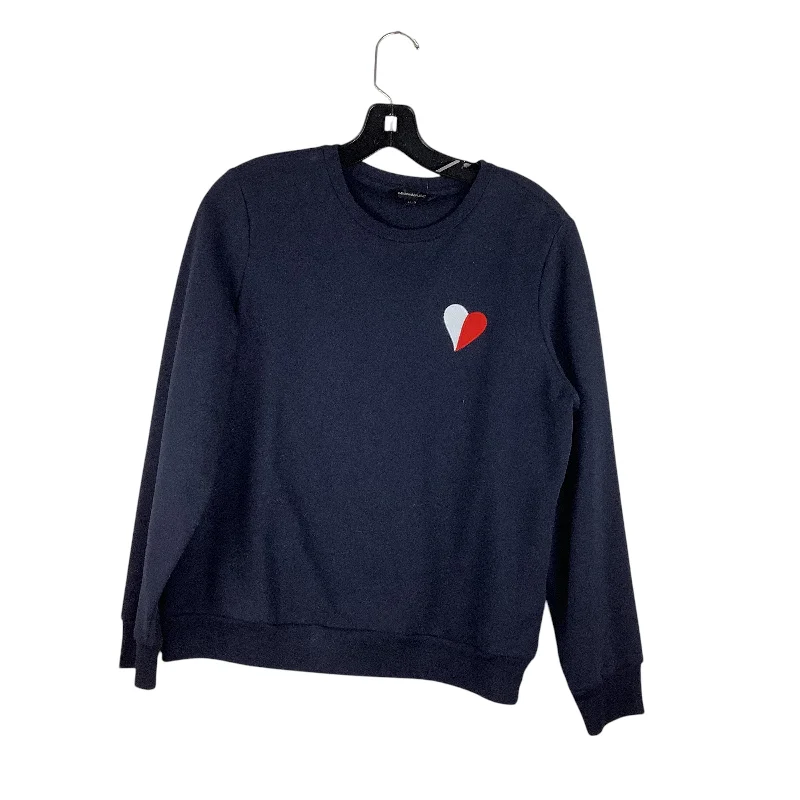 Sweatshirt Crewneck By Banana Republic In Navy, Size: M Gym